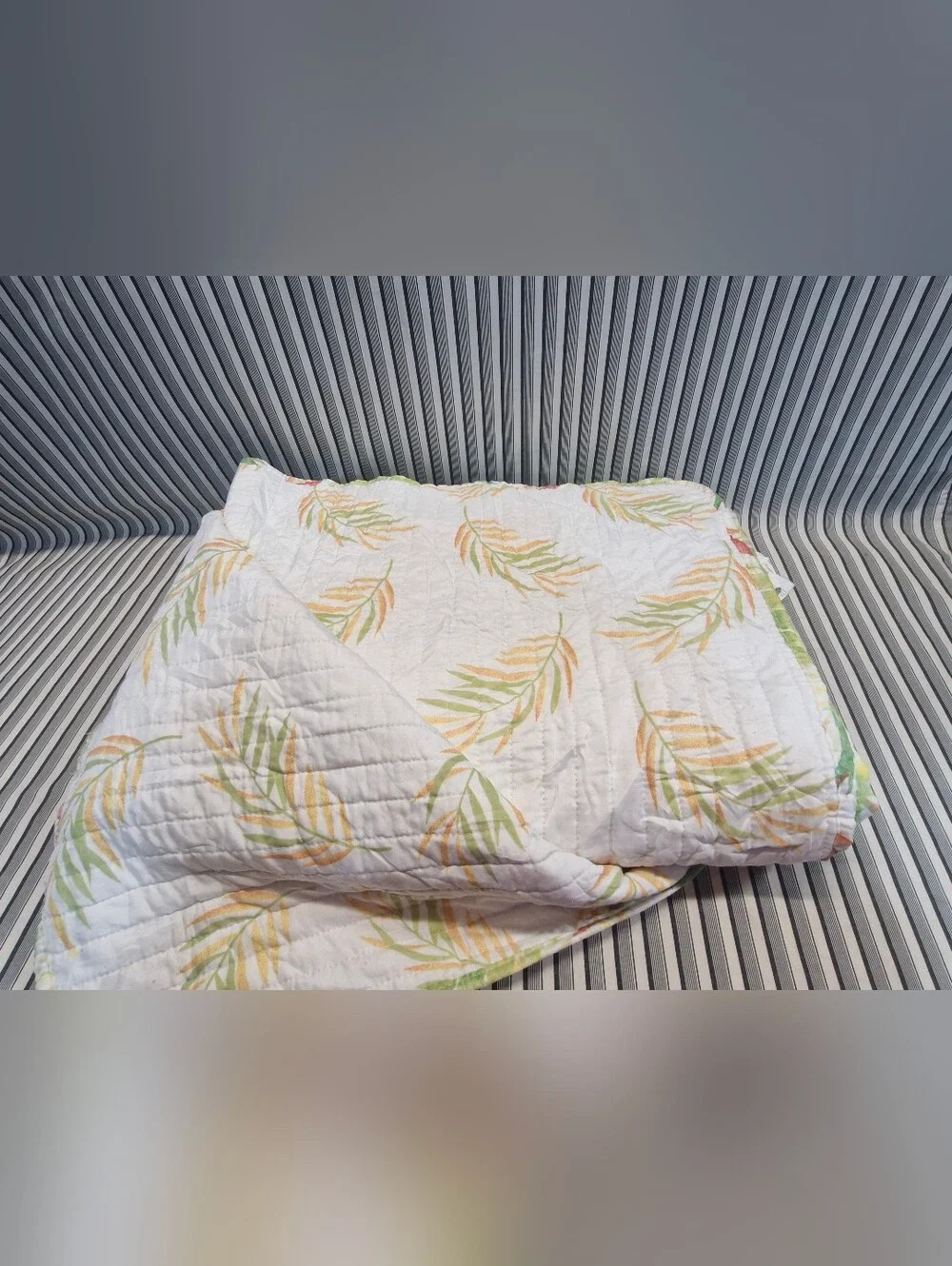Twin Tropical Comforter Set Birds Of Paradise 2 Pillow Shams Floral